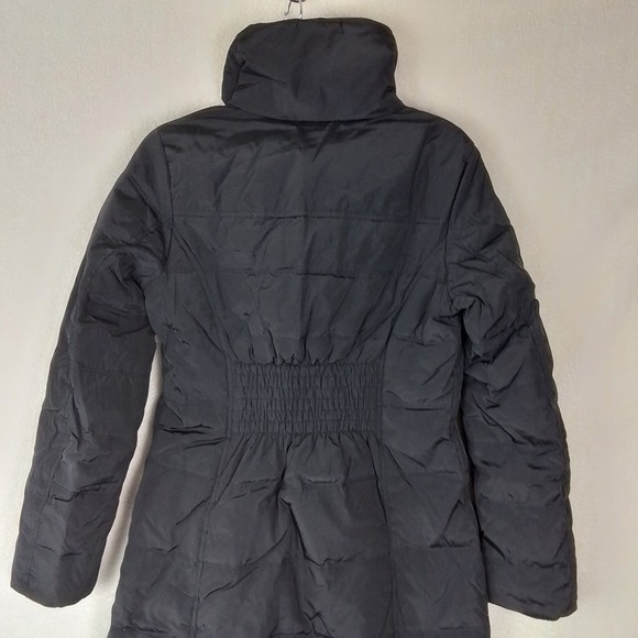 Michael MIchael Kors Mid Length Down Feather‎ Coat Size Small in Black - Picture 6 of 14